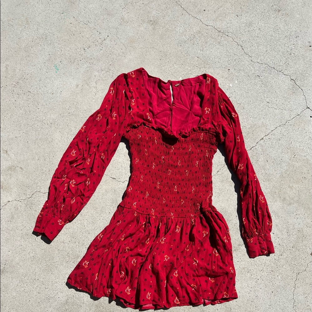 Free People Red Dress